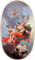 Tiepolo, Giovanni Battista - The Triumph of Zephyr and Flora